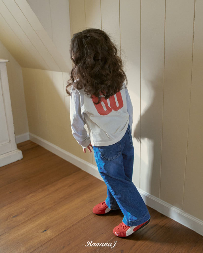 Banana J - Korean Children Fashion - #toddlerclothing - Baseball Tee - 5