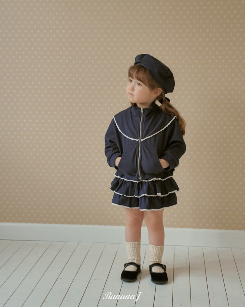 Banana J - Korean Children Fashion - #toddlerclothing - Berry Sailor Jacket - 8