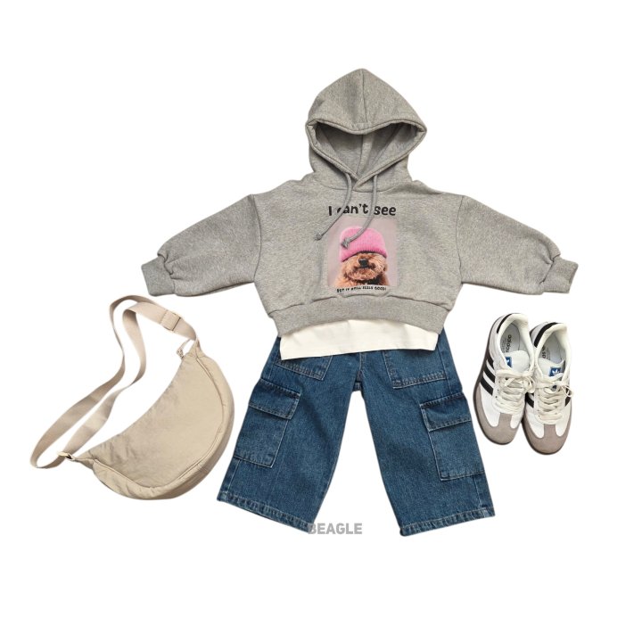 Beagle - Korean Children Fashion - #Kfashion4kids - Puppy Crop Hoodie Sweatshirt - 9
