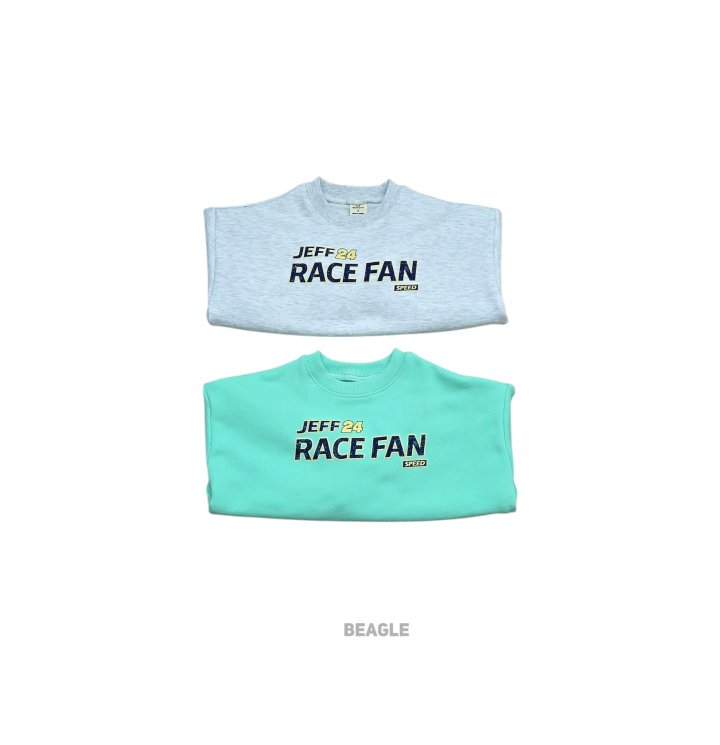 Beagle - Korean Children Fashion - #Kfashion4kids - Racer Print Sweatshirt - 6