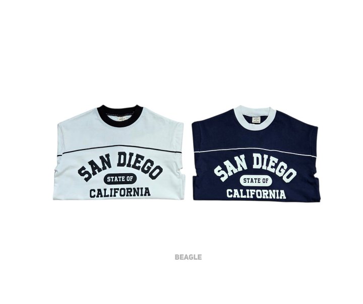Beagle - Korean Children Fashion - #Kfashion4kids - San Diego Stripe Tee - 5