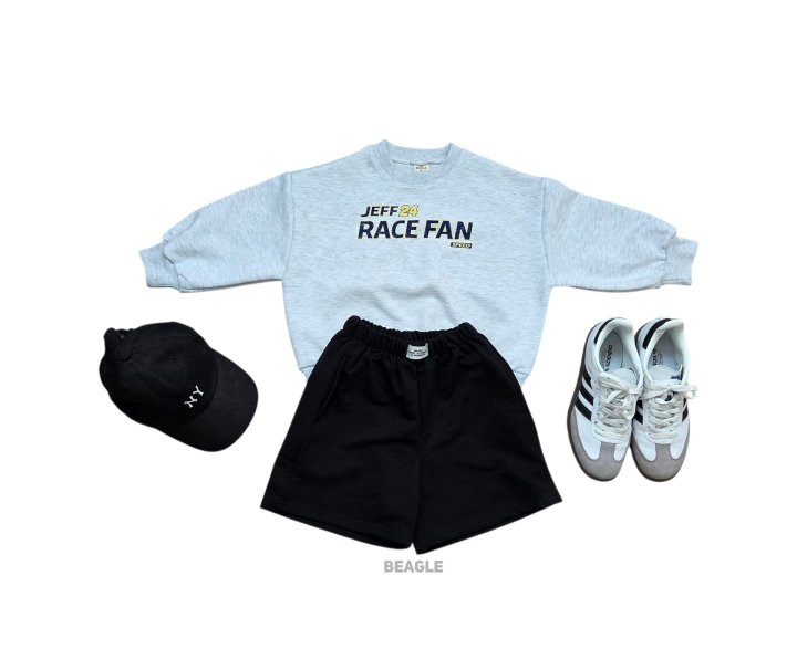 Beagle - Korean Children Fashion - #childofig - Racer Print Sweatshirt - 11