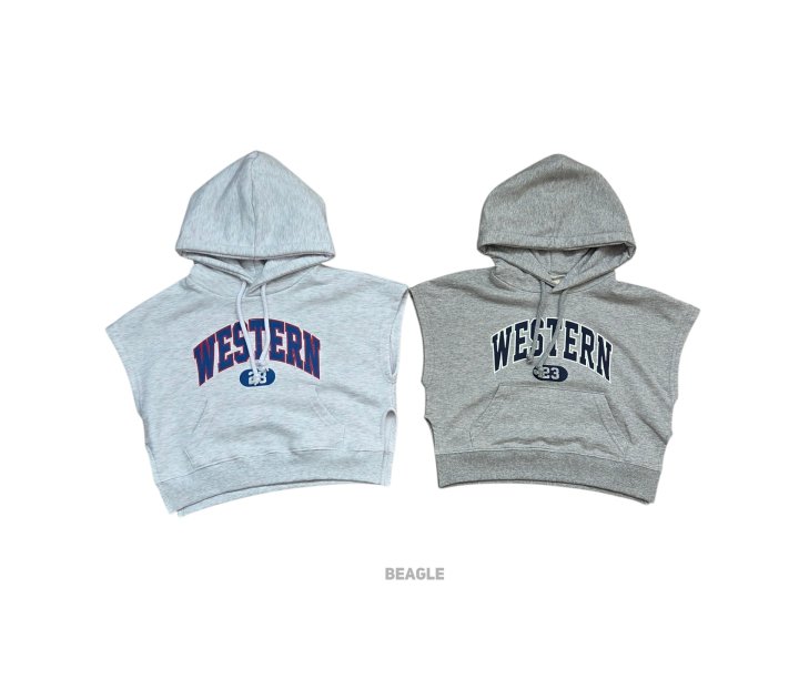 Beagle - Korean Children Fashion - #childrensboutique - Western Hooded Vest