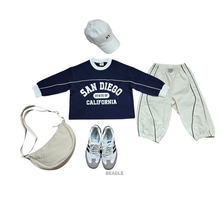 Beagle - Korean Children Fashion - #designkidswear - Two-Cut Stripe Pants - 7
