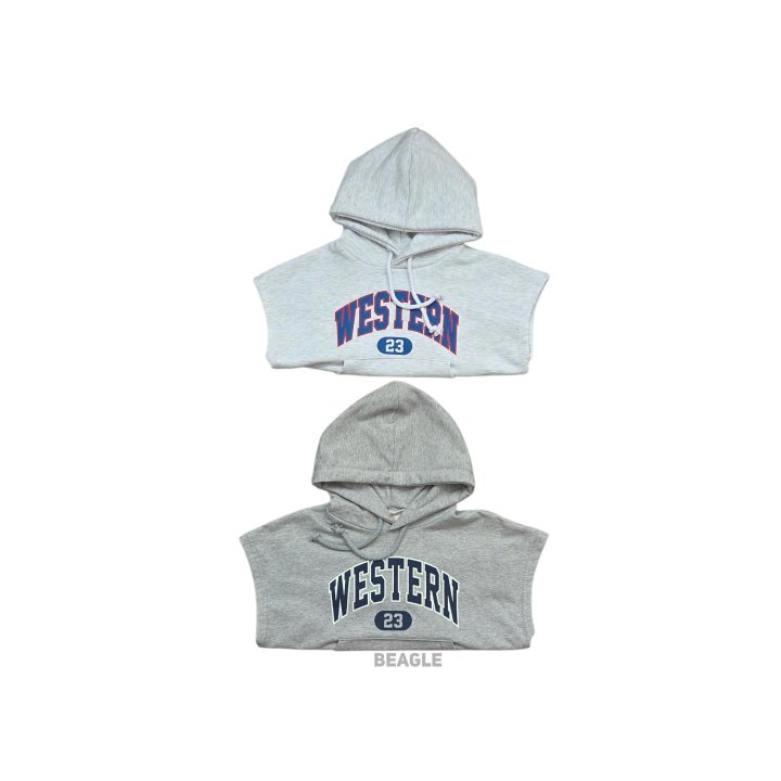 Beagle - Korean Children Fashion - #designkidswear - Western Hooded Vest - 2