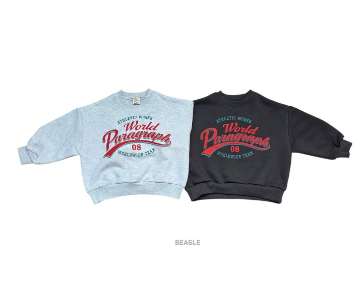 Beagle - Korean Children Fashion - #designkidswear - World Print Sweatshirt