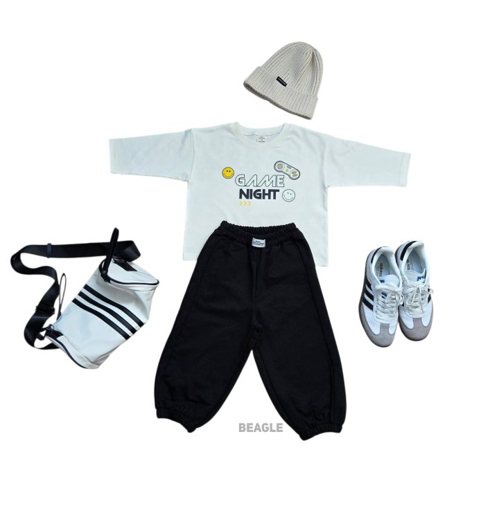 Beagle - Korean Children Fashion - #designkidswear - Game Print Tee - 10
