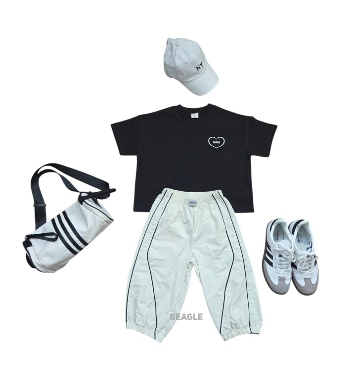 Beagle - Korean Children Fashion - #discoveringself - Two-Cut Stripe Pants - 8
