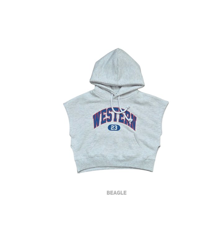 Beagle - Korean Children Fashion - #discoveringself - Western Hooded Vest - 3