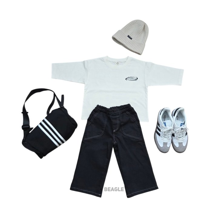 Beagle - Korean Children Fashion - #discoveringself - Focus Print Tee - 10