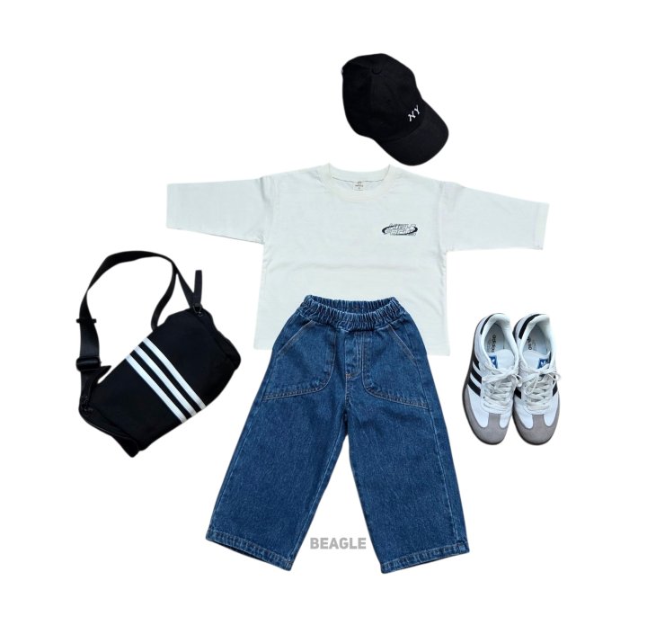 Beagle - Korean Children Fashion - #fashionkids - Pure Pocket Denim Pants - 10