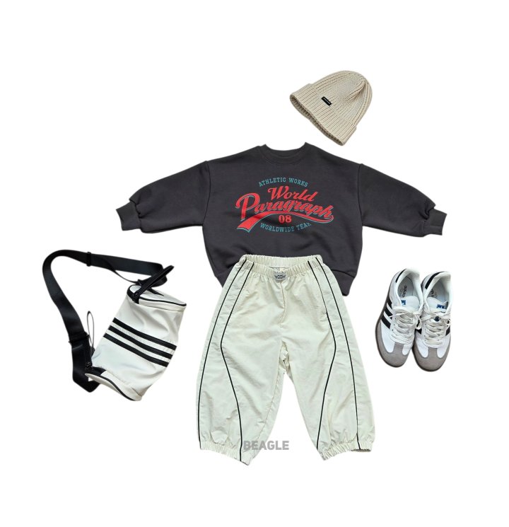 Beagle - Korean Children Fashion - #fashionkids - Two-Cut Stripe Pants - 9