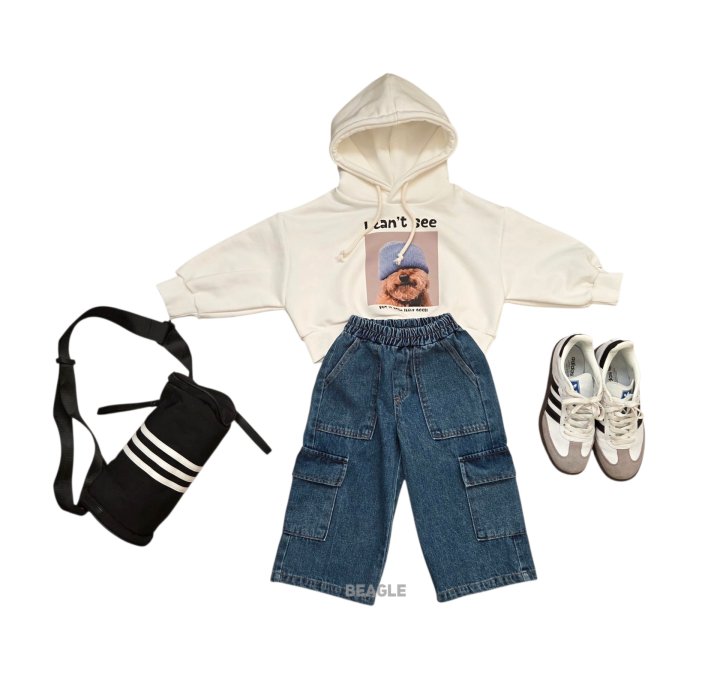 Beagle - Korean Children Fashion - #fashionkids - Puppy Crop Hoodie Sweatshirt - 5