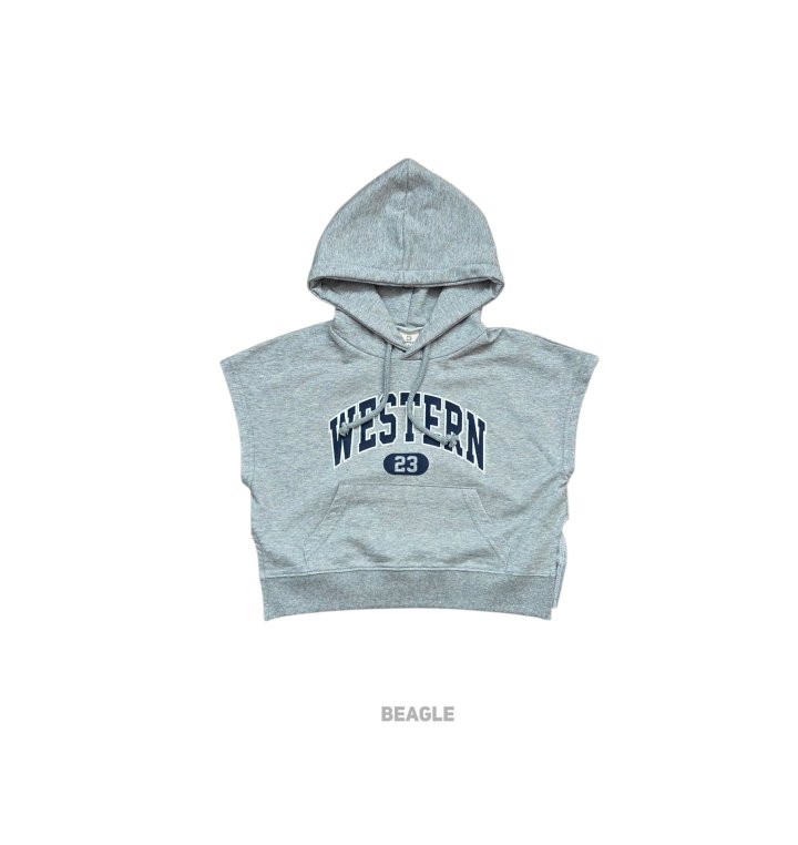 Beagle - Korean Children Fashion - #discoveringself - Western Hooded Vest - 4