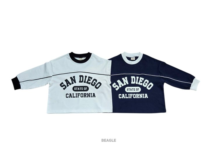 Beagle - Korean Children Fashion - #fashionkids - San Diego Stripe Tee