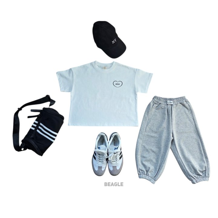 Beagle - Korean Children Fashion - #fashionkids - Mini Print Short Sleeve Tee - 10