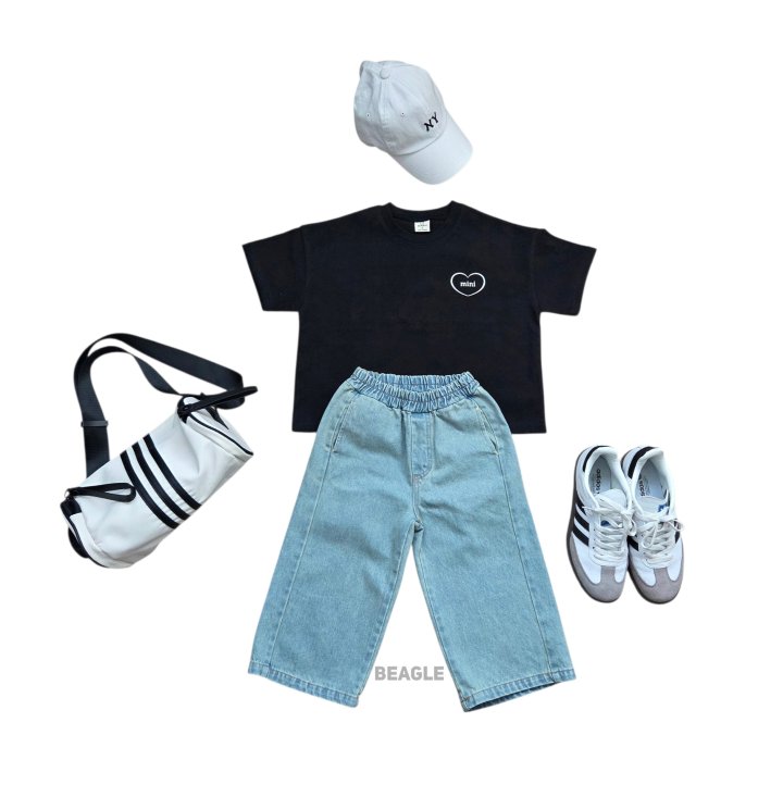 Beagle - Korean Children Fashion - #kidsstore - Mini Print Short Sleeve Tee - 12