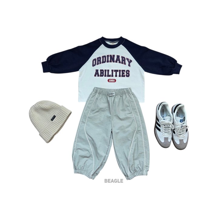 Beagle - Korean Children Fashion - #kidzfashiontrend - Two-Cut Stripe Pants - 12