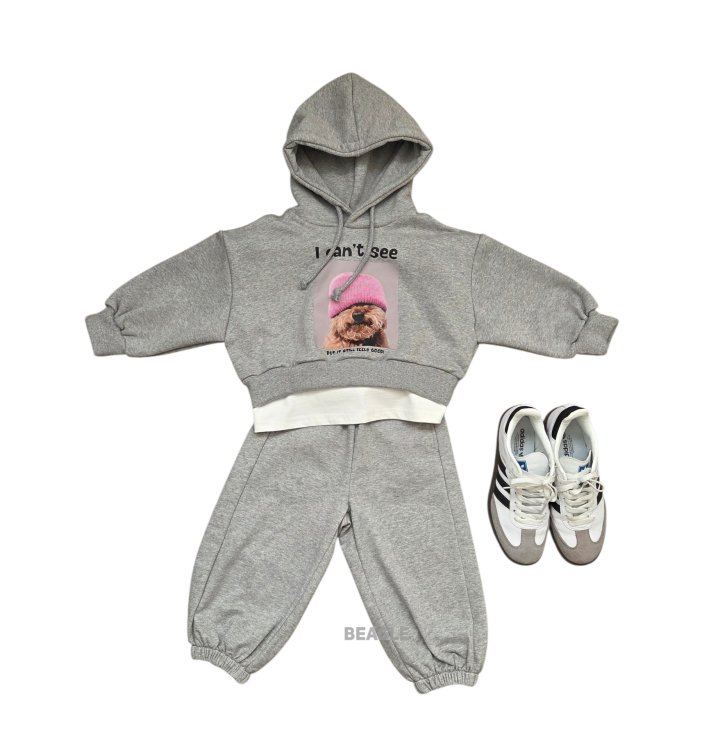 Beagle - Korean Children Fashion - #kidzfashiontrend - Puppy Crop Hoodie Sweatshirt - 8