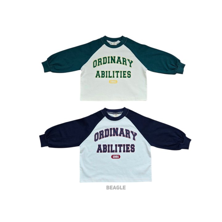 Beagle - Korean Children Fashion - #kidzfashiontrend - Ability Raglan Tee - 2