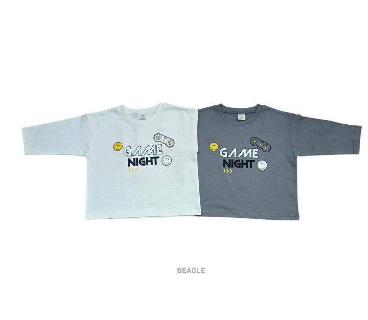 Beagle - Korean Children Fashion - #kidzfashiontrend - Game Print Tee