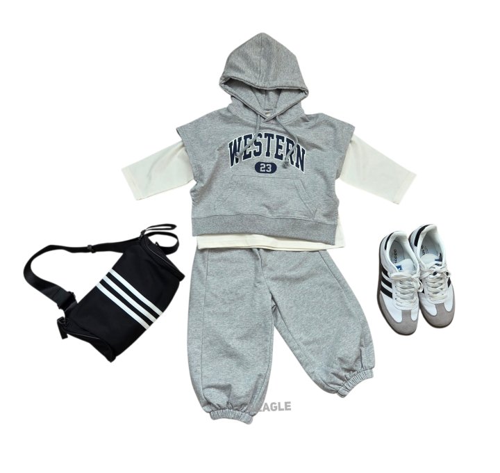 Beagle - Korean Children Fashion - #littlefashionista - Western Hooded Vest - 9