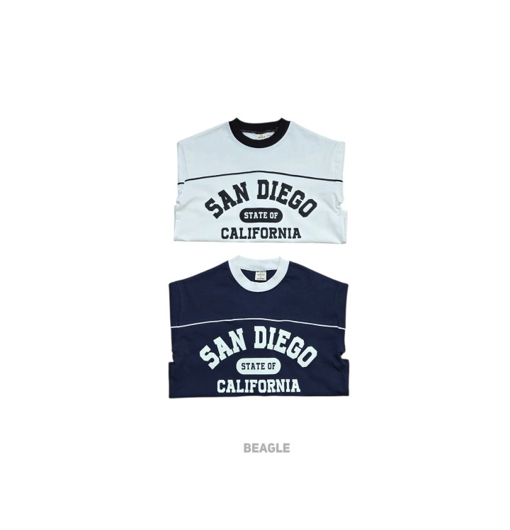 Beagle - Korean Children Fashion - #littlefashionista - San Diego Stripe Tee - 6