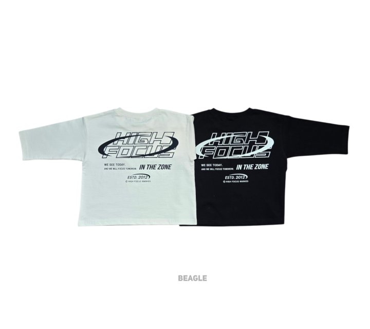 Beagle - Korean Children Fashion - #littlefashionista - Focus Print Tee - 2
