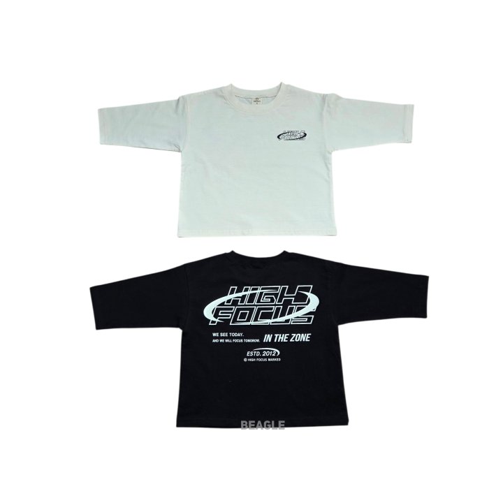 Beagle - Korean Children Fashion - #magicofchildhood - Focus Print Tee - 3