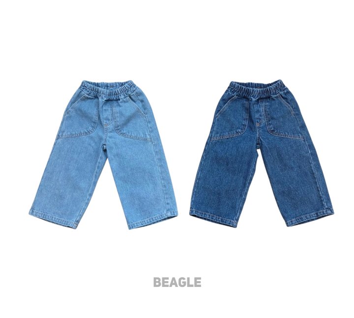 Beagle - Korean Children Fashion - #minifashionista - Pure Pocket Denim Pants