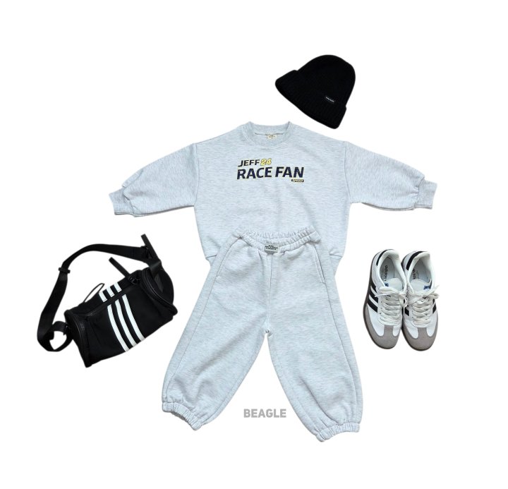 Beagle - Korean Children Fashion - #minifashionista - Racer Print Sweatshirt - 9