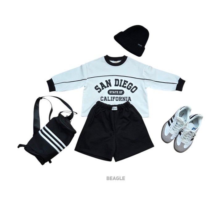 Beagle - Korean Children Fashion - #minifashionista - San Diego Stripe Tee - 8