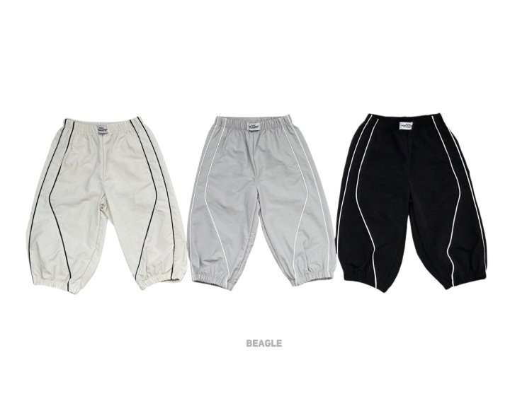 Beagle - Korean Children Fashion - #prettylittlegirls - Two-Cut Stripe Pants