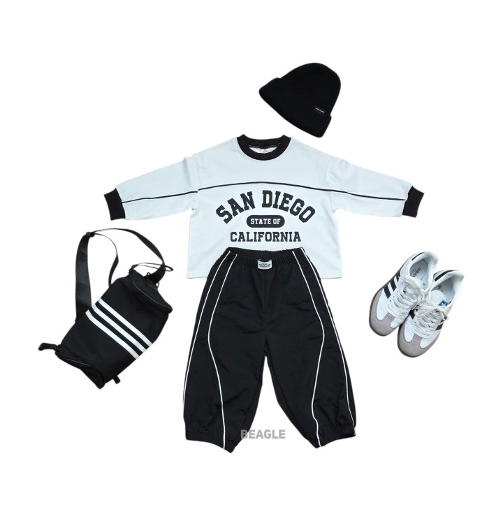 Beagle - Korean Children Fashion - #prettylittlegirls - San Diego Stripe Tee - 9