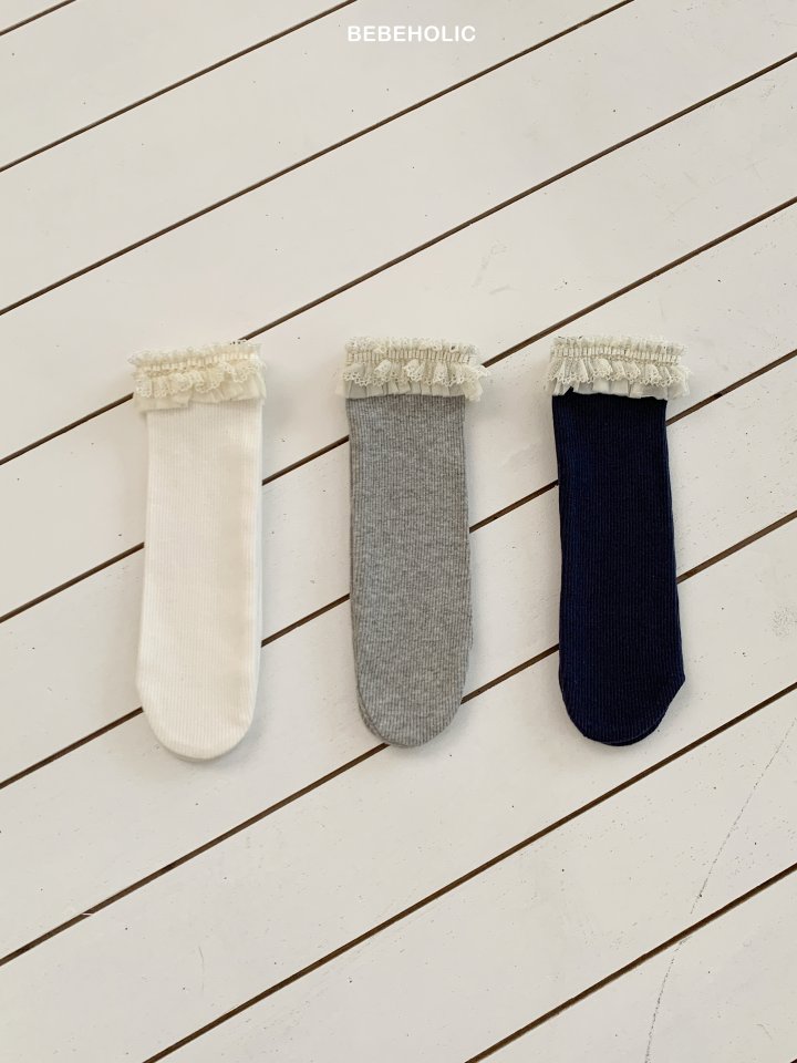Bebe Holic - Korean Baby Fashion - #babyboutique - Tulip Knee Socks - 5