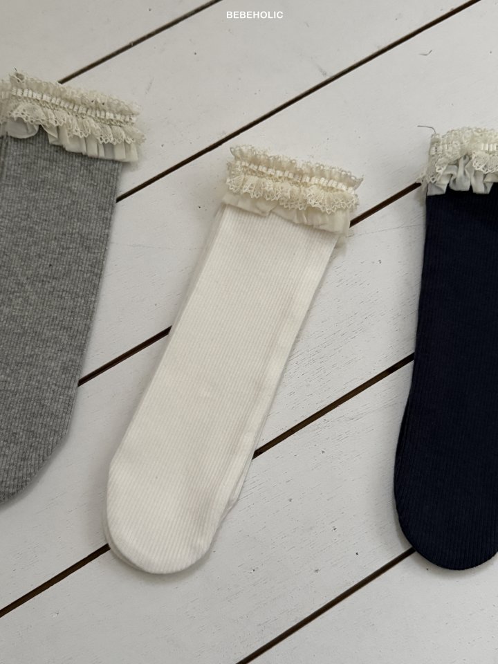 Bebe Holic - Korean Baby Fashion - #babyboutique - Tulip Knee Socks - 6