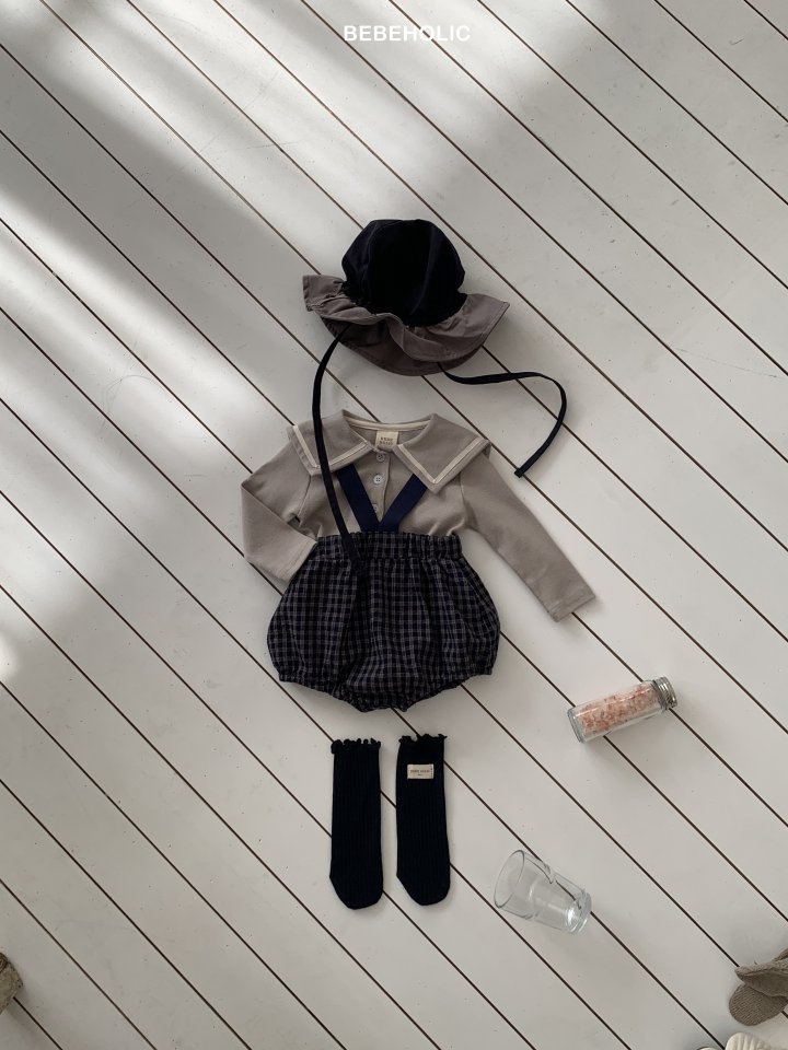 Bebe Holic - Korean Baby Fashion - #babyboutique - Temu Check Bloomers - 7
