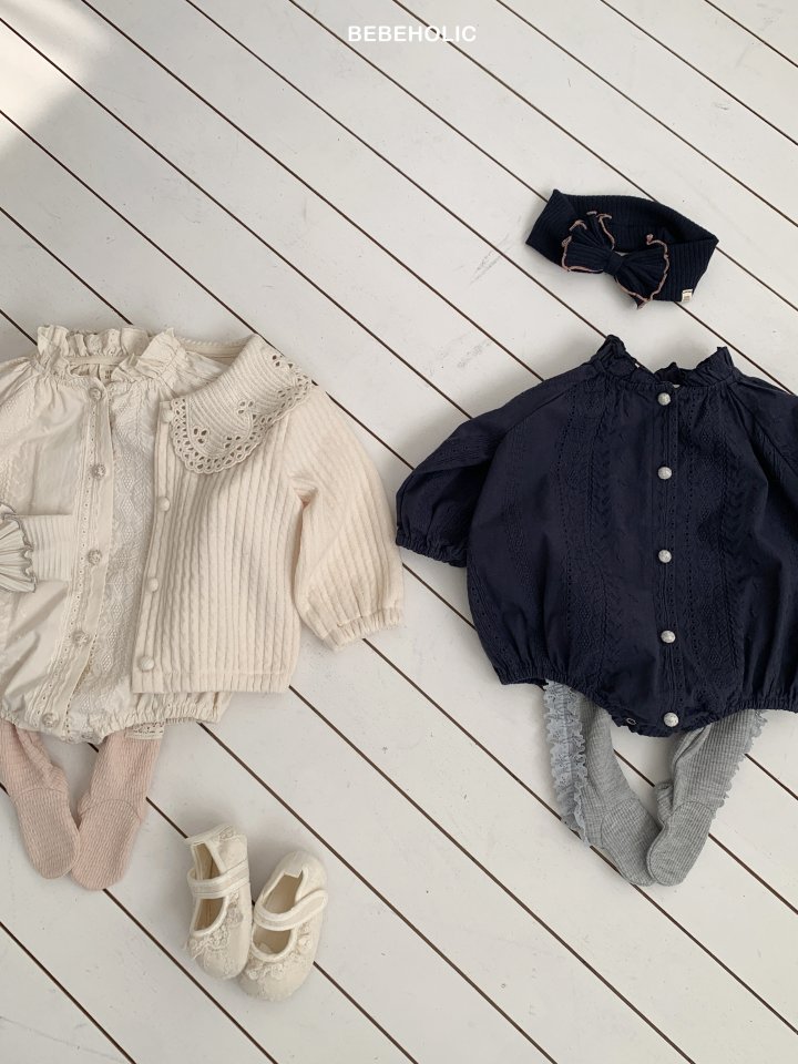Bebe Holic - Korean Baby Fashion - #babyboutique - Ami Frill Suit - 4