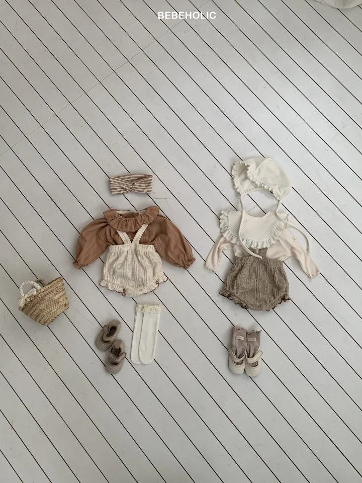 Bebe Holic - Korean Baby Fashion - #babyboutique - Easy Waffle Suspender Bloomers