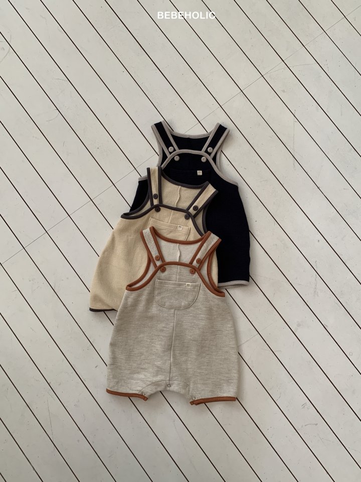 Bebe Holic - Korean Baby Fashion - #babyboutique - Poet Suspender Suit - 12