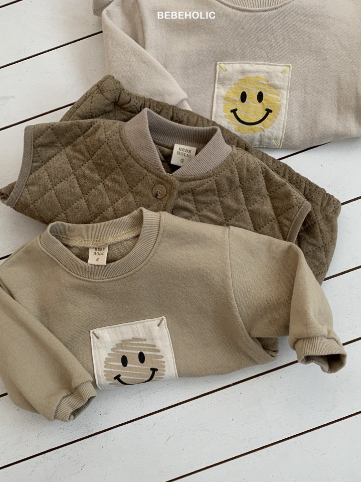Bebe Holic - Korean Baby Fashion - #babyboutique - Smile Patch Suit - 5