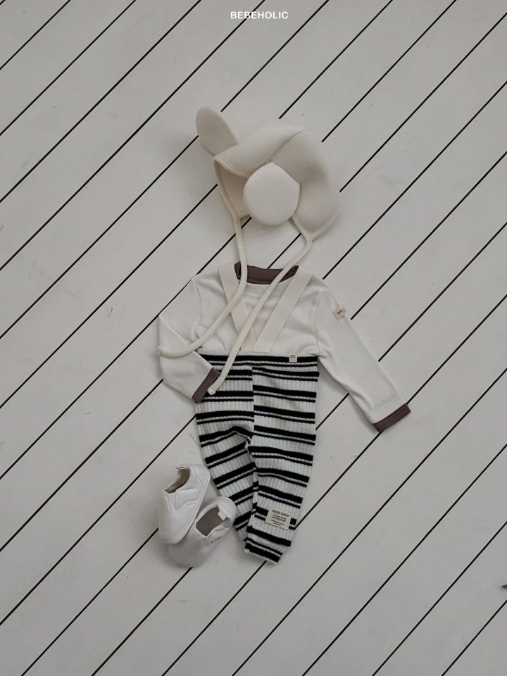 Bebe Holic - Korean Baby Fashion - #smilingbaby - Deli Stripe Leggings - 4