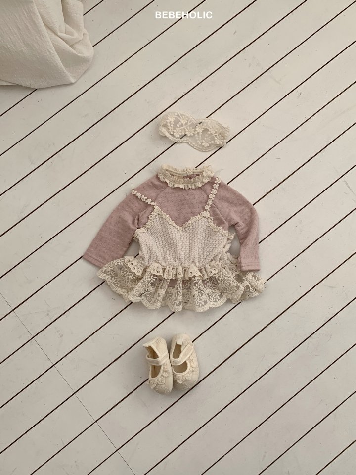 Bebe Holic - Korean Baby Fashion - #babyboutiqueclothing - Pompom Bustier - 5