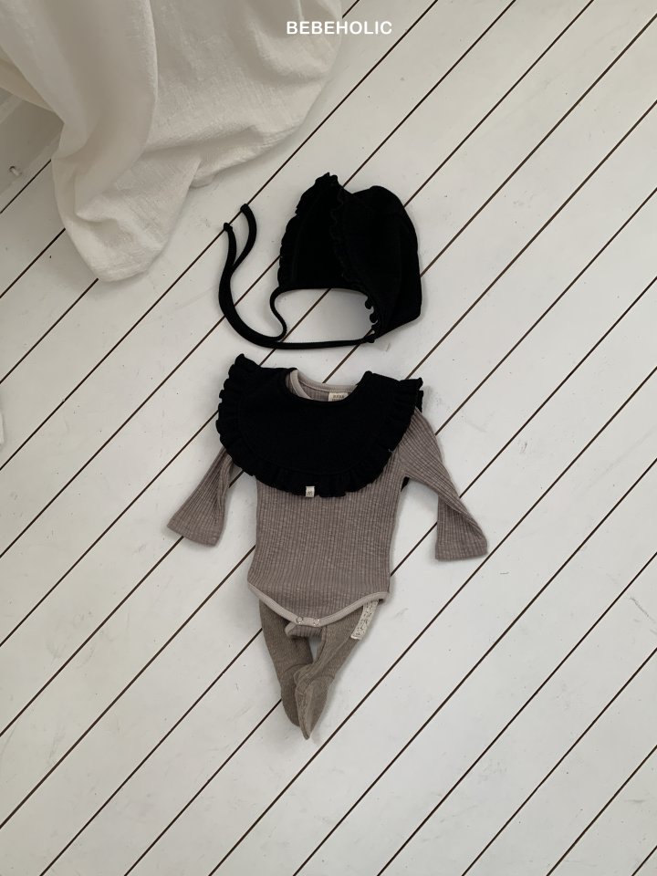 Bebe Holic - Korean Baby Fashion - #babyboutiqueclothing - Lovy Ribbed Suit - 5