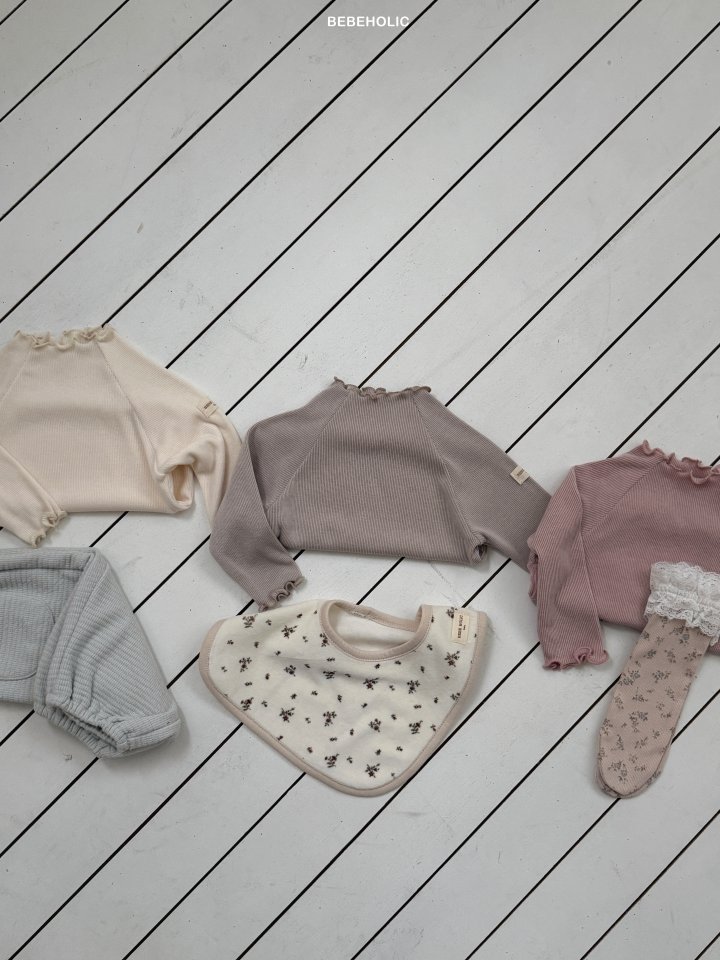 Bebe Holic - Korean Baby Fashion - #babyboutiqueclothing - Bunny Ribbed Tee - 2