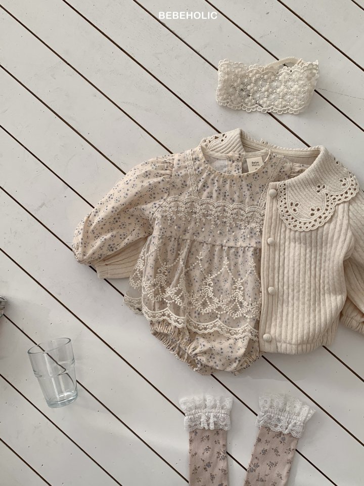 Bebe Holic - Korean Baby Fashion - #babyboutiqueclothing - Rippy Lace Suit - 6
