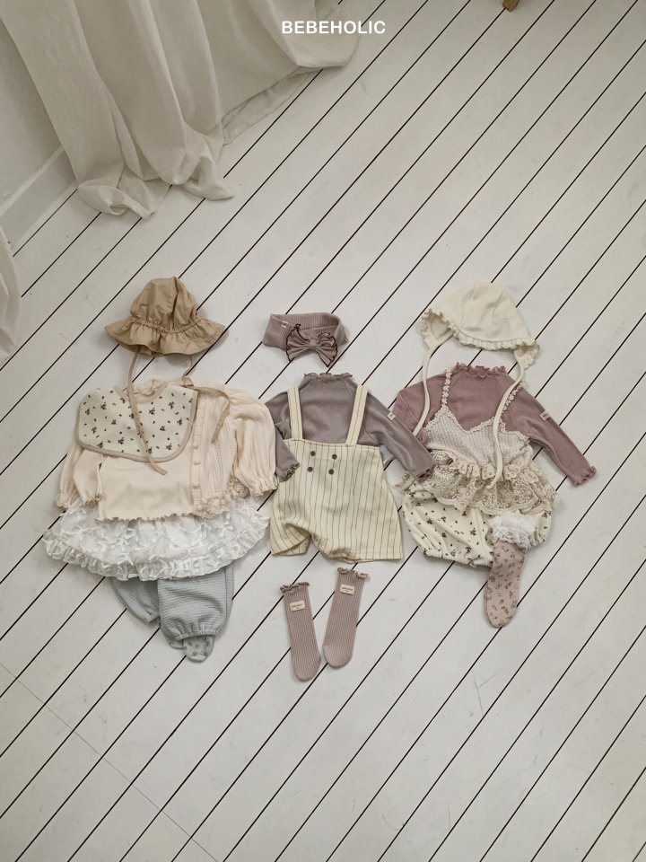 Bebe Holic - Korean Baby Fashion - #babyclothing - Bunny Ribbed Tee - 3