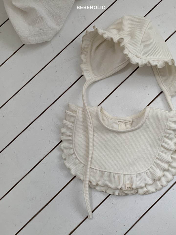 Bebe Holic - Korean Baby Fashion - #babyfashion - Frill Bonnet Set (Bonnet+Cape) - 6