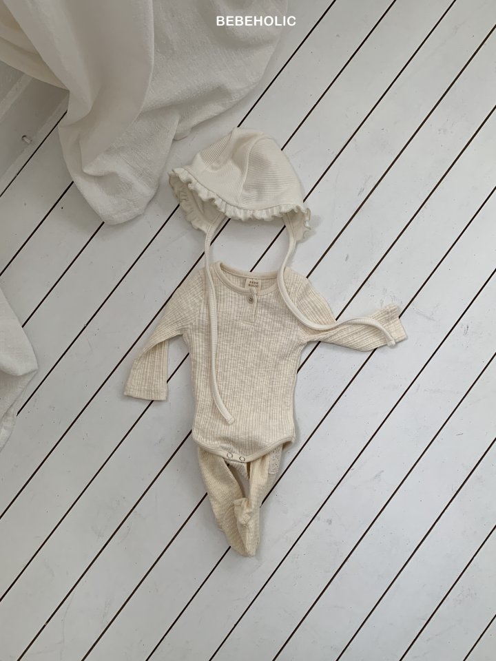 Bebe Holic - Korean Baby Fashion - #babyfashion - Lovy Ribbed Suit - 7