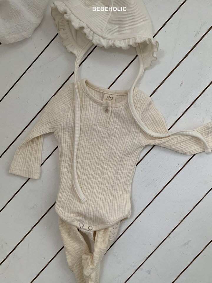 Bebe Holic - Korean Baby Fashion - #babyfever - Lovy Ribbed Suit - 8